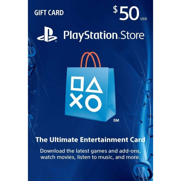 $50 US PlayStation Store Gift Card [Digital Code] - PSN